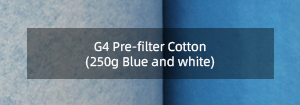 Prefiltro G4 Algodón (250g Azul y blanco)